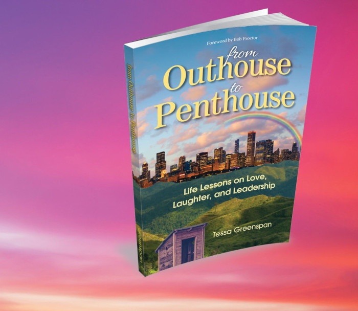 From Outhouse to Penthouse book cover by Tessa Greenspan
